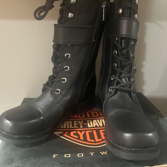 Harley Davidson boots new size 10 - Picture 4 of 8